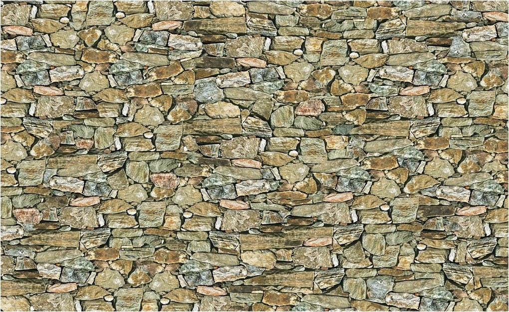 Flizelin fotótapéta Kő fal természetes kő loft 208x146 +ragasztó