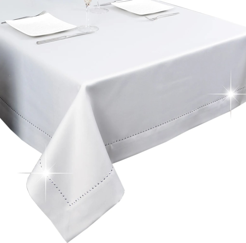 Glamour dekorációs terítő 80x80 szürke, strasszkövekkel