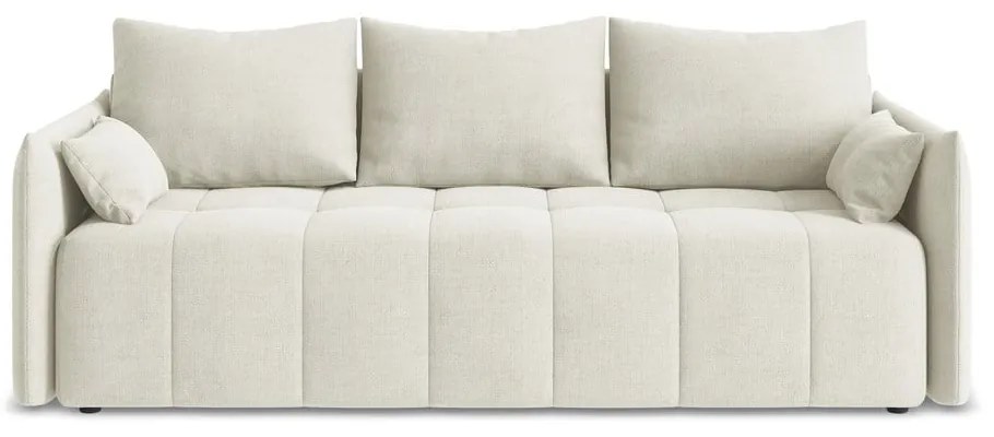 Bézs kinyitható-tárolóhelyes kanapé 225 cm Moku – Makamii