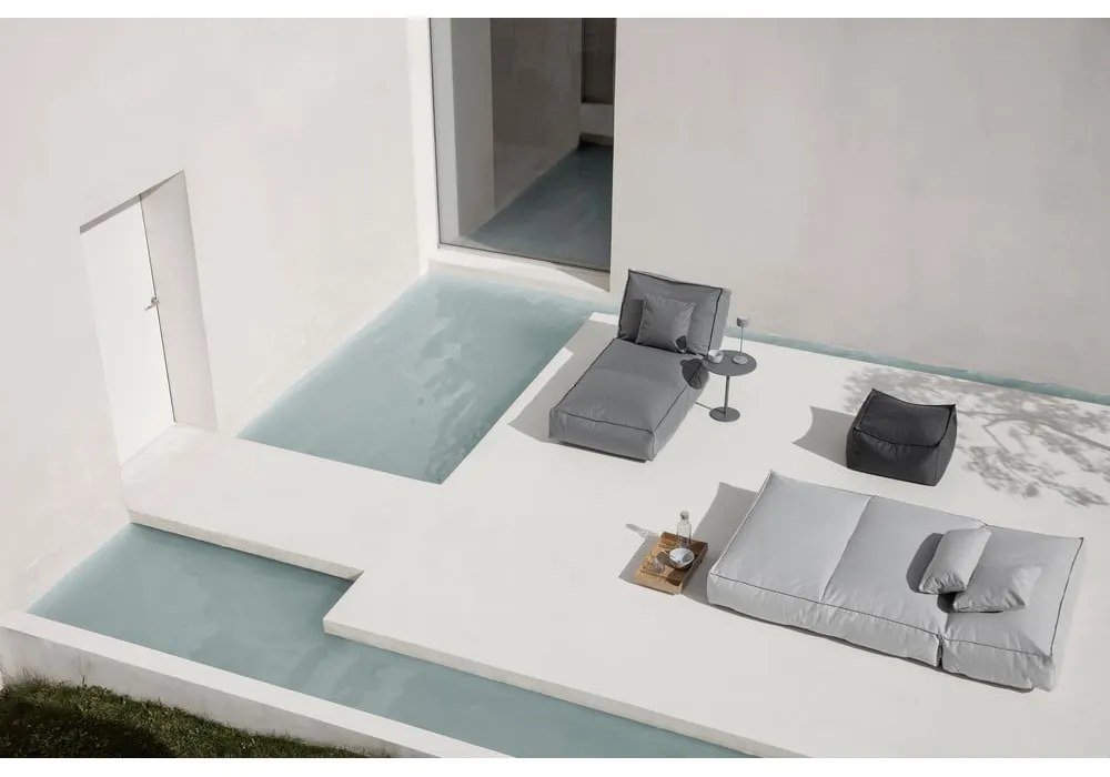 Cloud világosszürke kerti nyugágy, 120 x 190 cm - Blomus