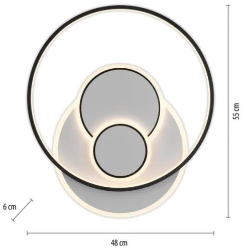 Paul Neuhaus 6392-16 - LED Mennyezeti lámpa MAILAK LED/27W/230V