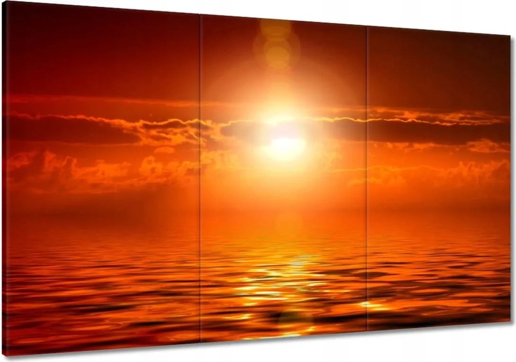 Vászonkép 120x80 Napfelkelte az óceán felett