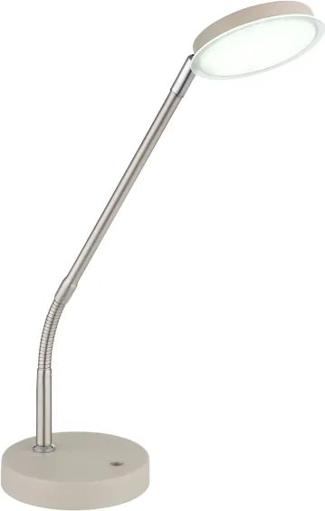 Globo 58504TSA - SILVIO érintésvezérlésű, dimmelhető asztali LED-lámpa LED/6,5W/230V bézs