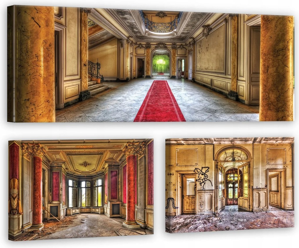 Vászonkép 80x55 Elhanyagolt fenség múlt történelem rejtély luxus romok