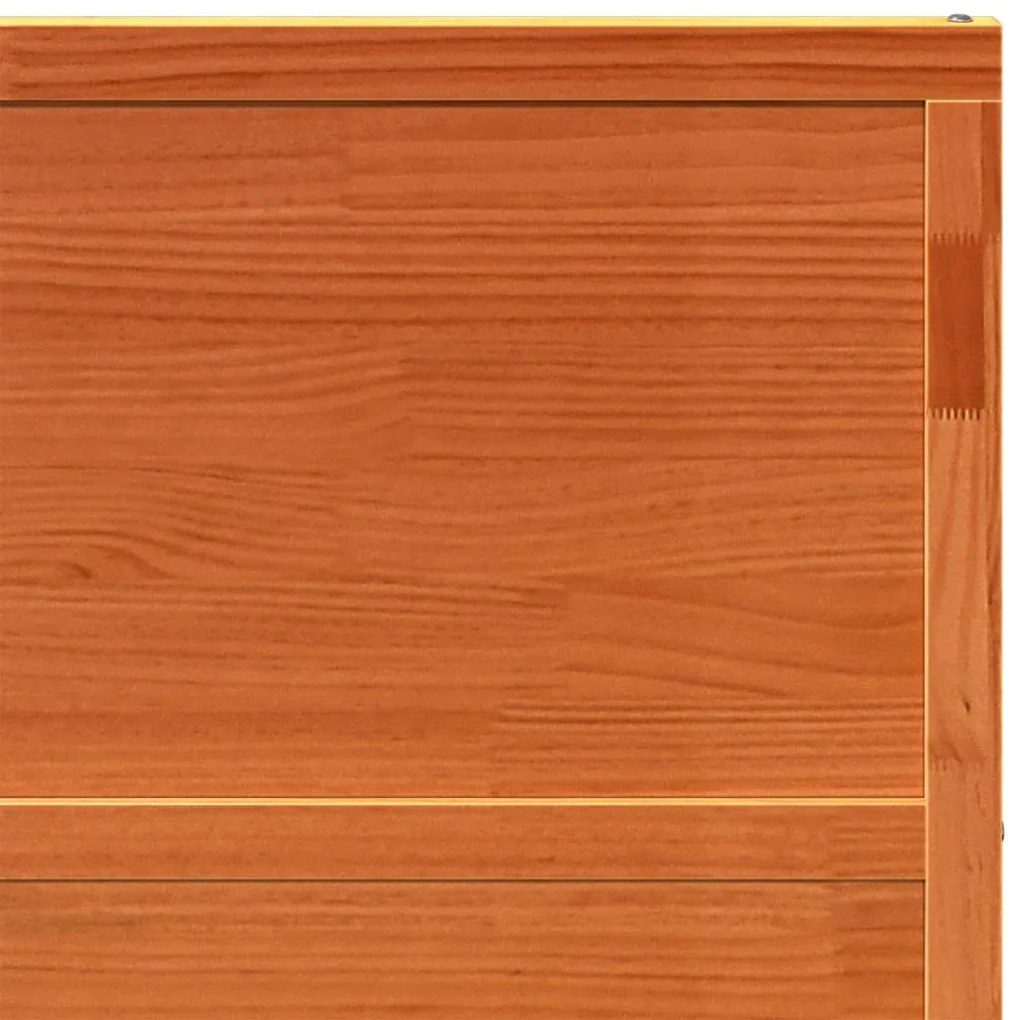 viaszbarna tömör fenyőfa istálló stílusú ajtó 100x208 cm