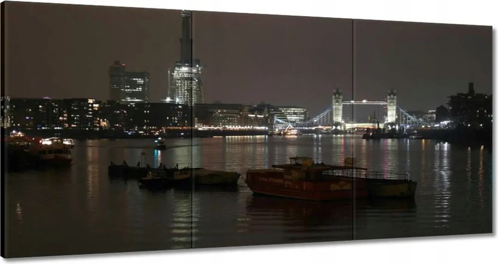 Festmények 180x90 London éjszaka