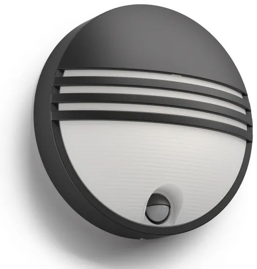 Philips 17297/30/16 - YARROW LED kültéri lámpa érzékelővel LED/6W/230V IP44