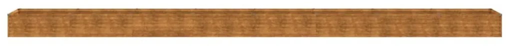 corten acél kerti magaságyás 770x50x36 cm