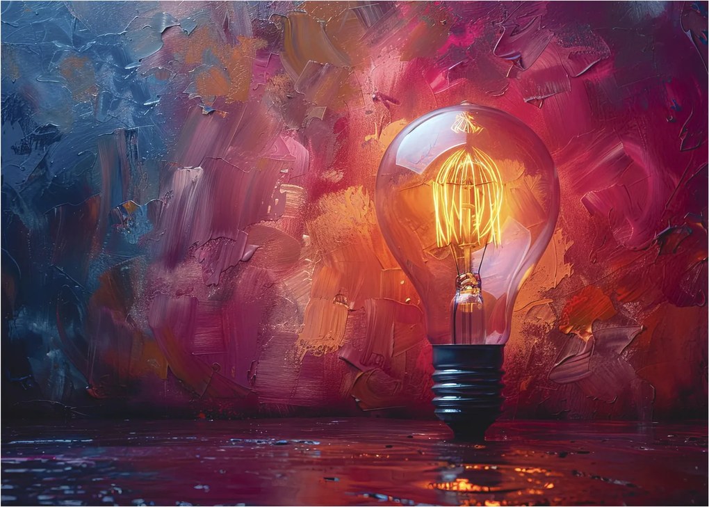 Üveg kép - Ötlet (70x50 cm)