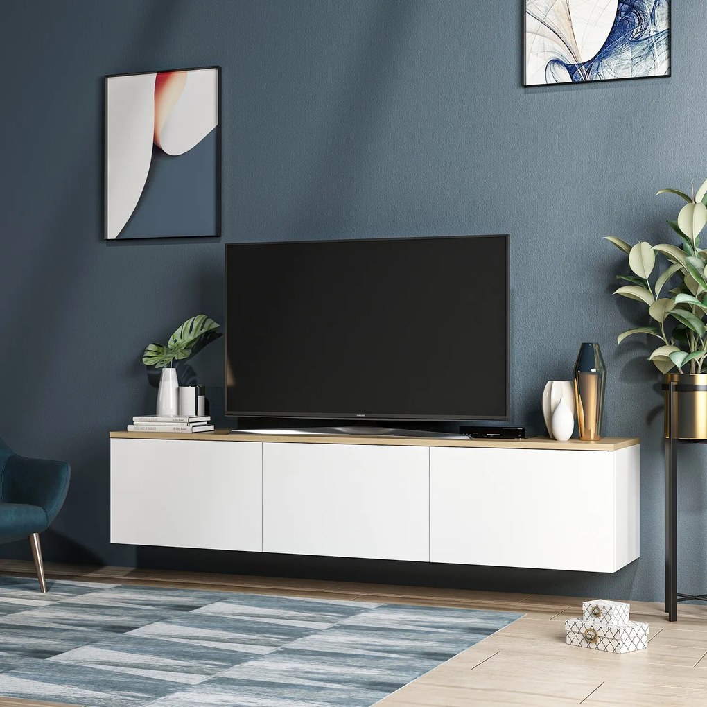 TV asztal/szekrény Neola (fehér). 1067155