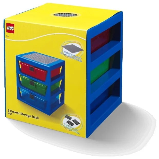 Storage kék rendszerező 3 fiókkal - LEGO®