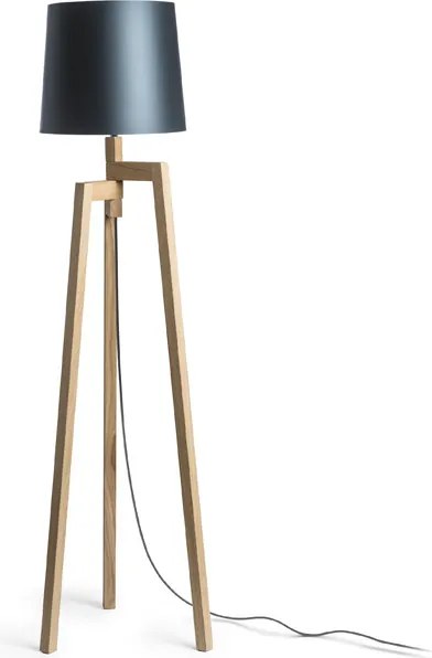 RENDL CONNY 35/30 állólámpa búra Monaco petróleumkék/ezüst PVC max. 23W