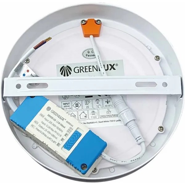 LED Mennyezeti lámpa FENIX LED/12W/230V 2900/3900/5800K átm. 16,8 cm fehér