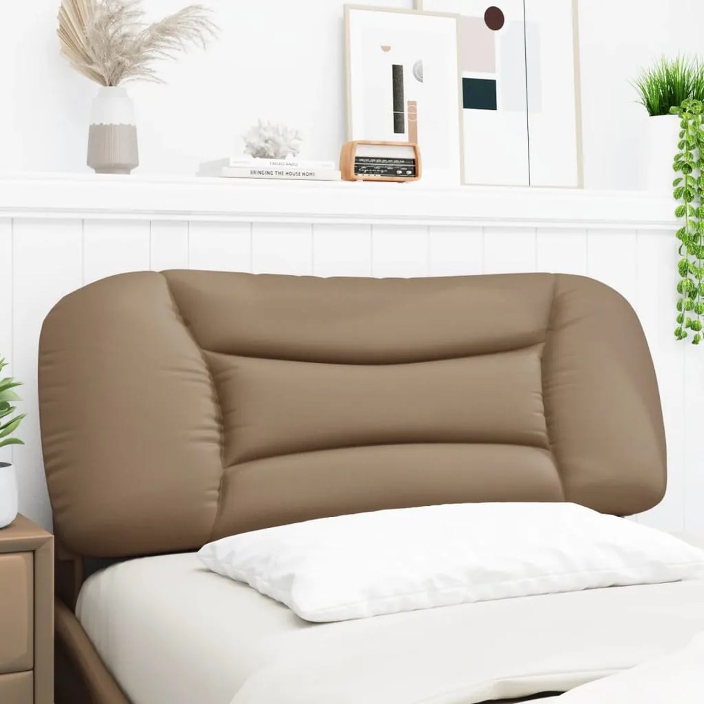 cappuccino színű műbőr fejtámla párna Hvar 100 cm