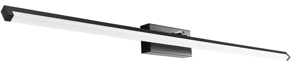 Rea - Toollight, LED fürdőszobai lámpa tükör felett 20W 100CM APP375-1W, fekete, OSW-05005