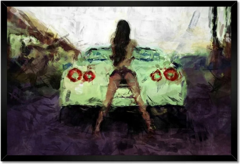 Poszterek keretben 60x40 Nissan Gtr