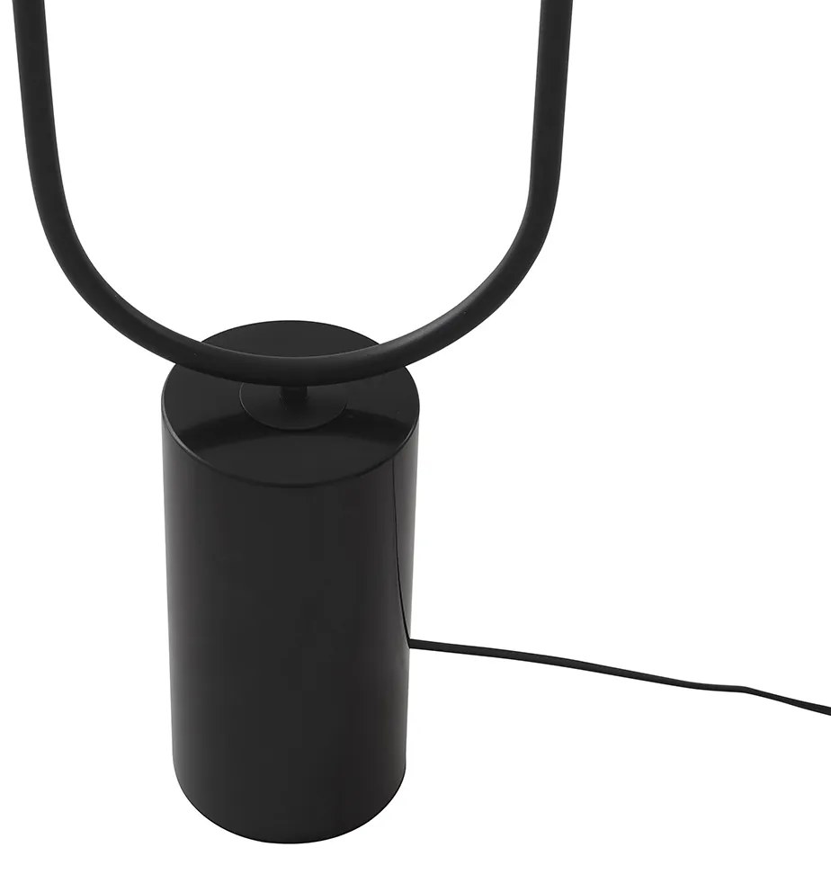 Art Deco állólámpa fekete füstüveggel 2-lámpás - Rid