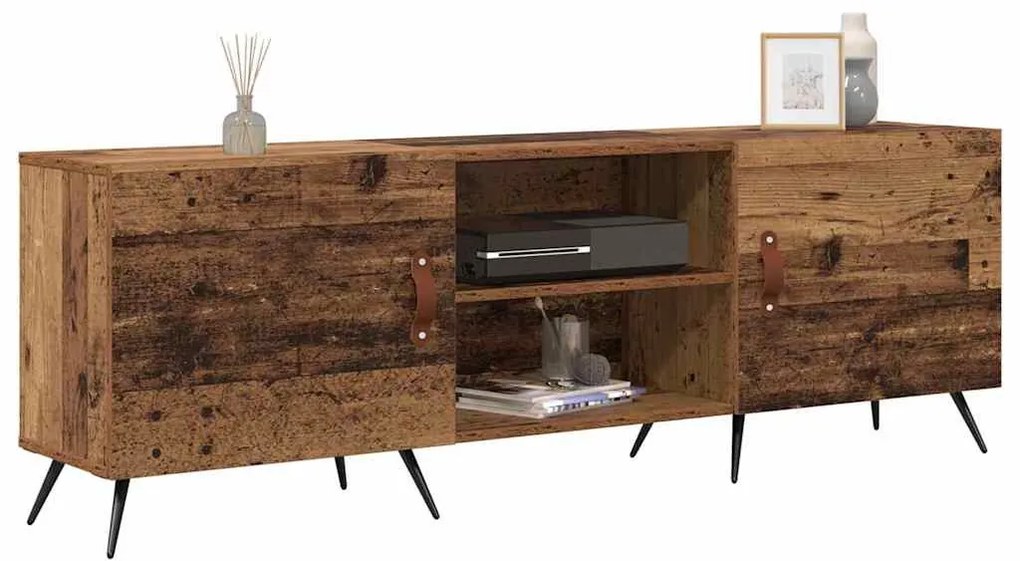 TV szekrény Régi fa 150 x 30 x 50 cm Faanyag
