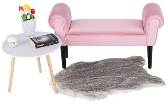 BURDA Velvet fáradt rózsaszín/fekete pad