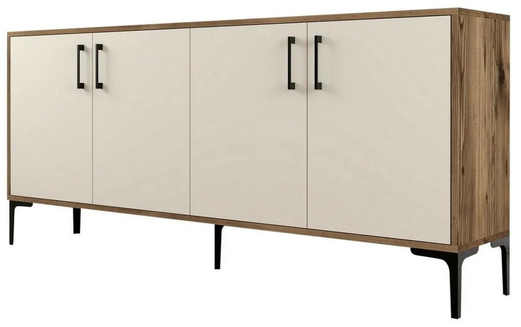 Kiev Walnut and Cream szekrény