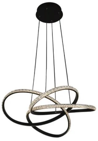 LED dimmelhető csillár kábelen LED/95W/230V 3000-6500K átm. 57 cm + távirányító