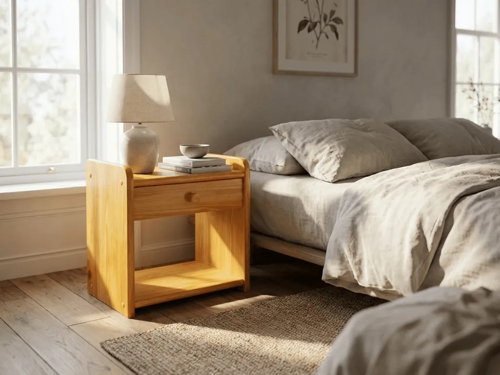 Éjjeliszekrény Ilona égerfa