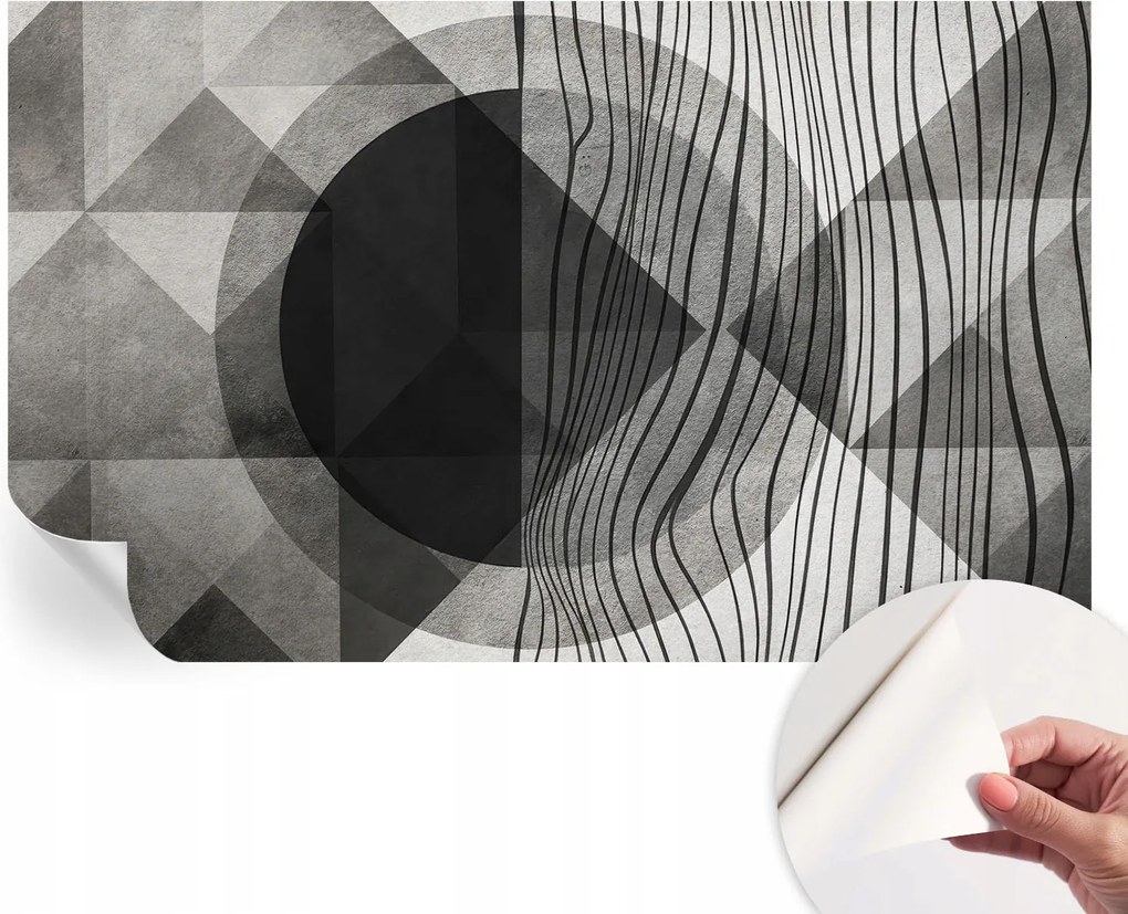 Dekoratív öntapadós tapéta Divatos minták Absztrakt formák 416x254