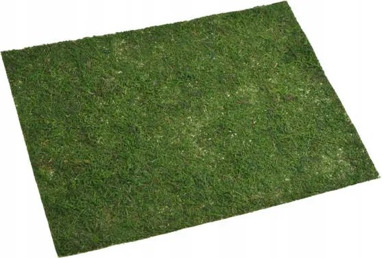 Műmoha szőnyeg zöld 40x30 cm dekoratív elrendezés 400x300 mm