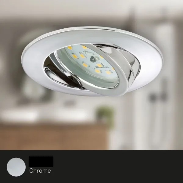 Briloner 7209-038 - KÉSZLET 3x LED Fürdőszobai beépíthető lámpa LED/5W/230V IP23