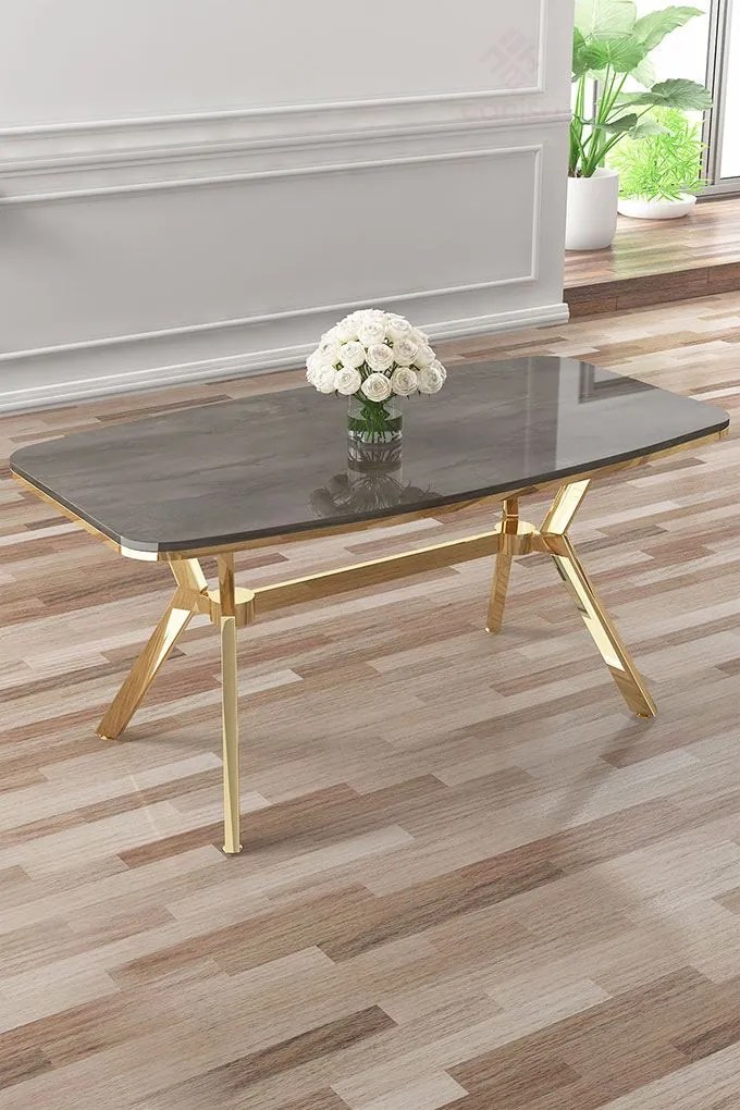 Esla - Anthracite, Gold