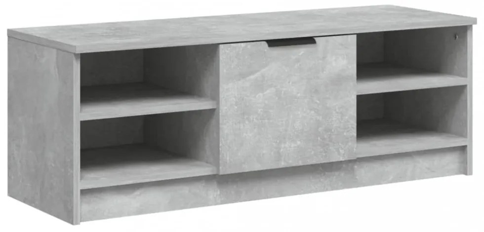 betonszürke szerelt fa TV-szekrény 102 x 35,5 x 36,5 cm