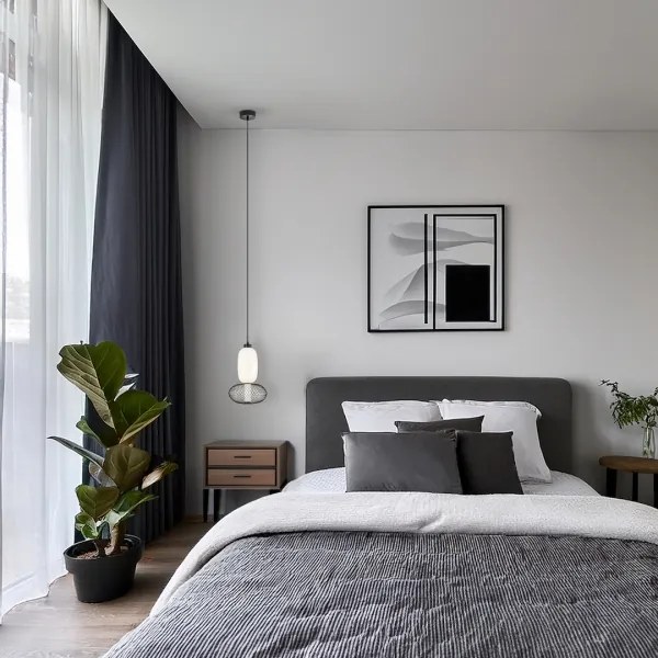 LED Csillár zsinóron ARAME LED/15W/230V átm. 22 cm fekete