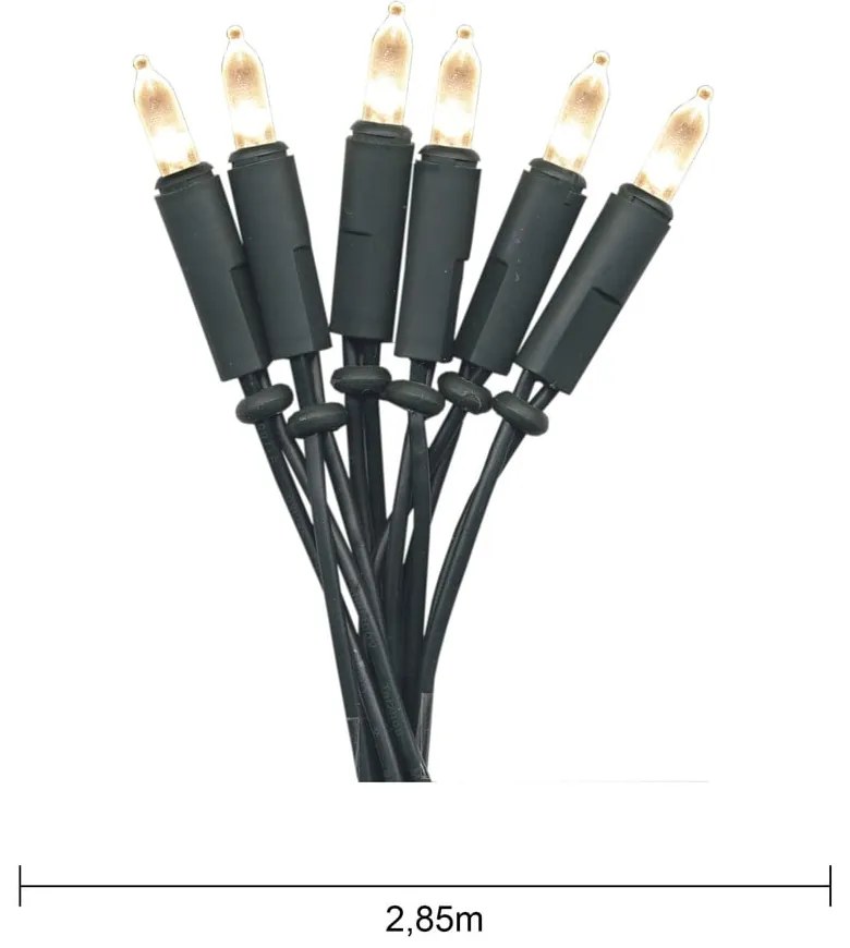 Konnektorhoz csatlakoztatható fényfüzér, izzók száma 20 db, hosszúság 285 cm – Star Trading