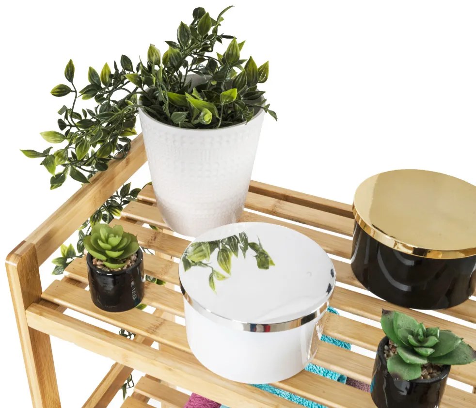 Bambusz polc G21, 3 szintes – sérült csomagolás