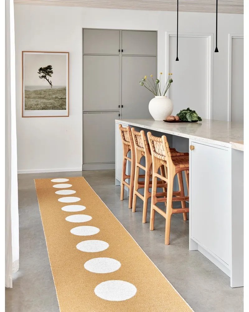 Okkersárga kültéri-beltéri szőnyeg 70x90 cm Vera Ochre – Pappelina