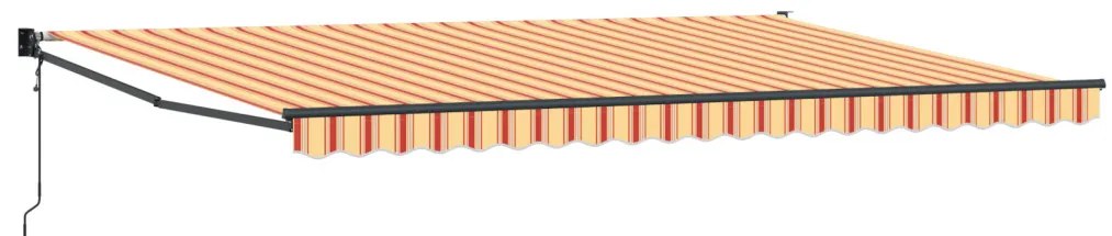 Automata Behúzható Napellenző Krém és Narancs 500x300 cm