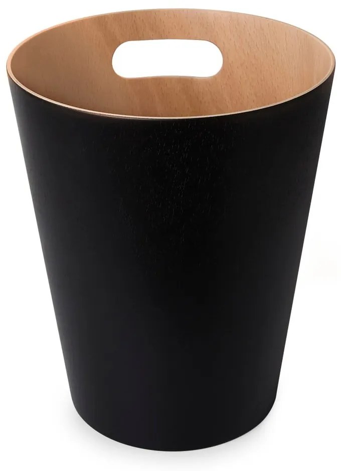 Fekete irodai szemetes 7,5 l Woodrow – Umbra