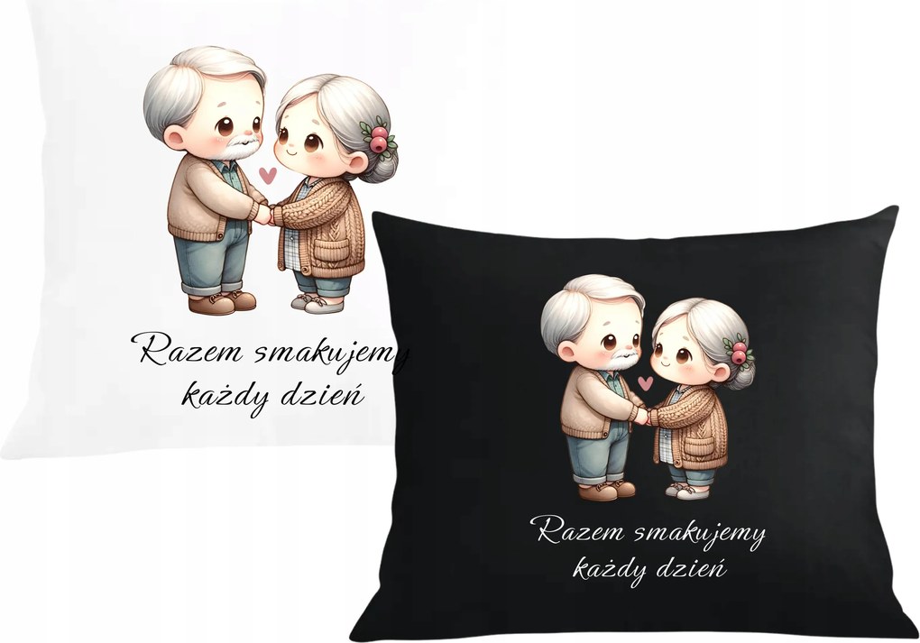 Párnák párnahuzat Ajándék Együtt ízleljük minden nap Nagymama Nagypapa