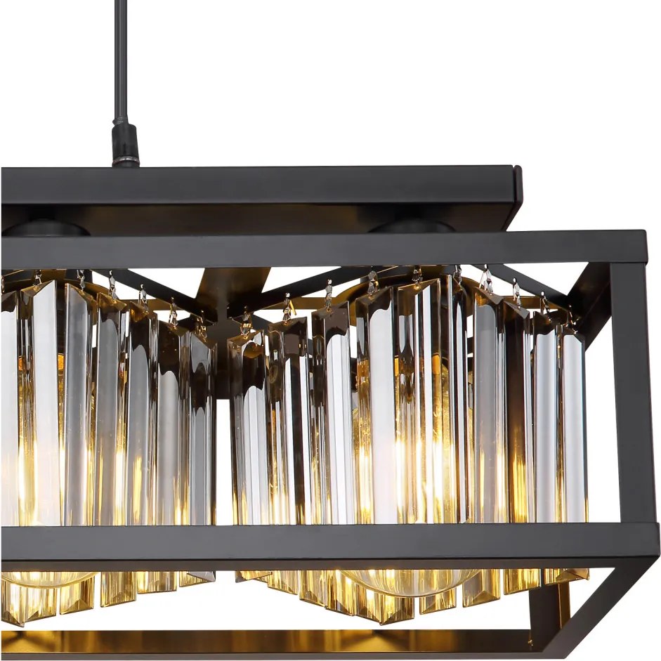 Függeszték Matt fekete MATHILDE GLOBO-15697-4H