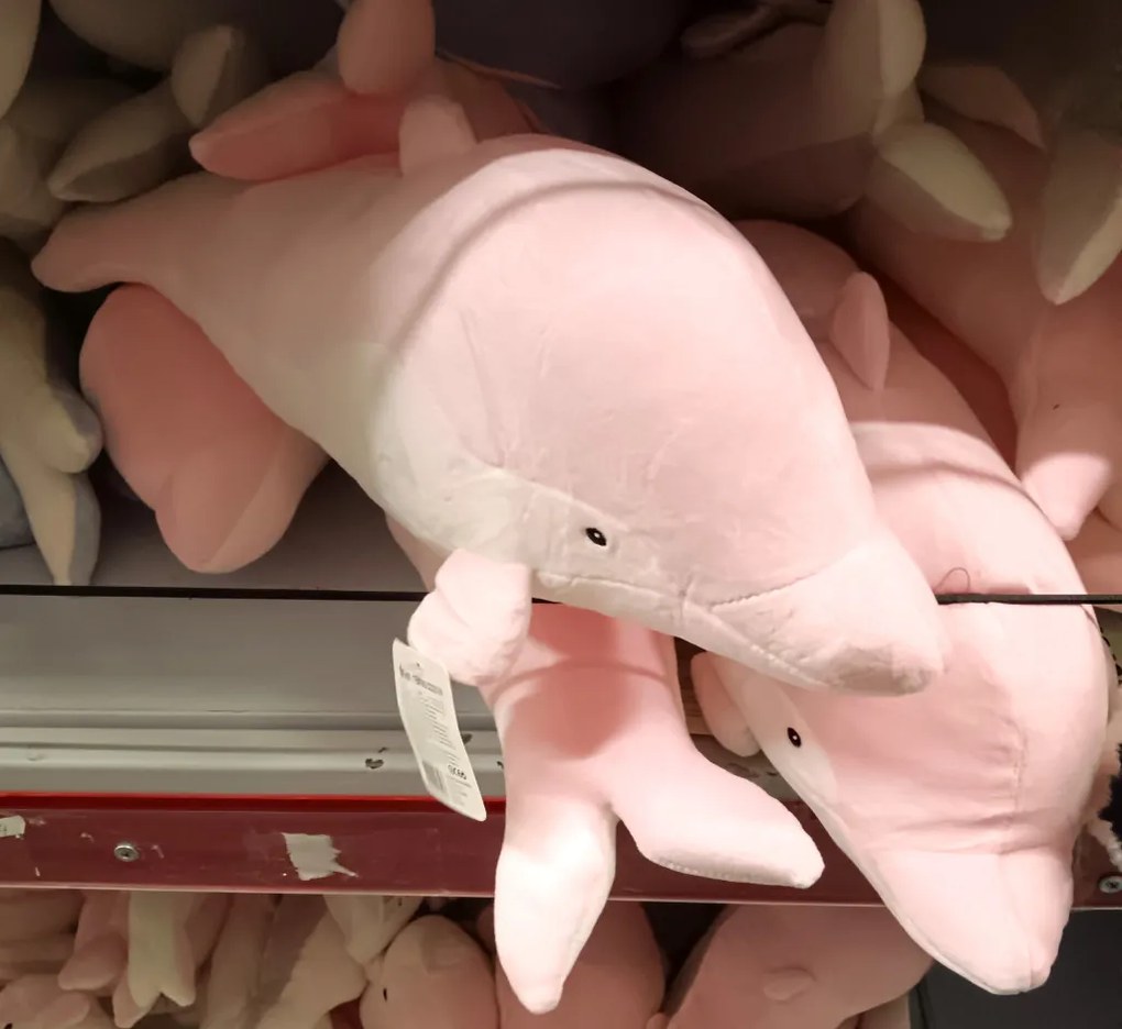Plüss Delfin 30 cm Párnának is Használható