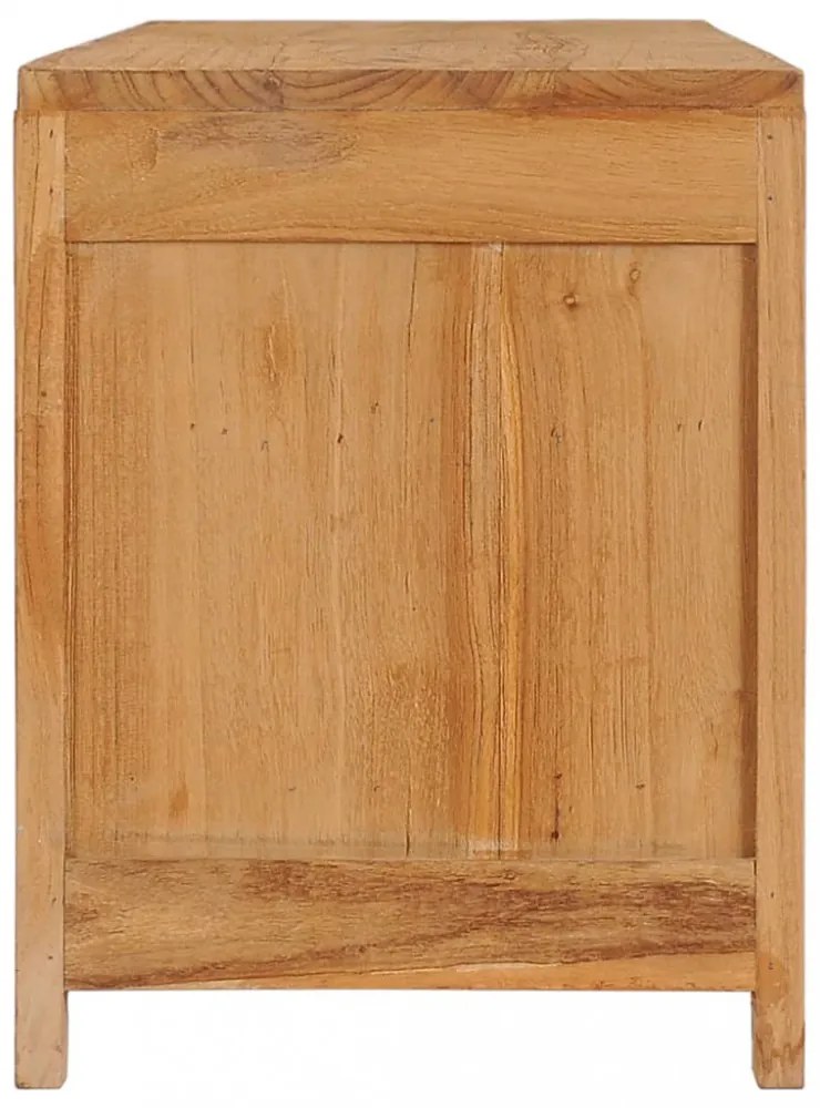 tömör tíkfa TV-szekrény 115 x 30 x 40 cm