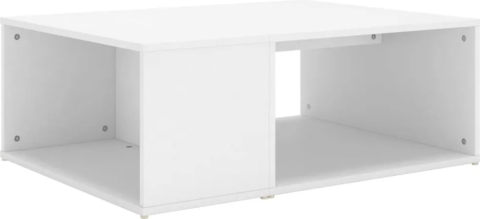 vidaXL fehér szerelt fa dohányzóasztal 90 x 67 x 33 cm