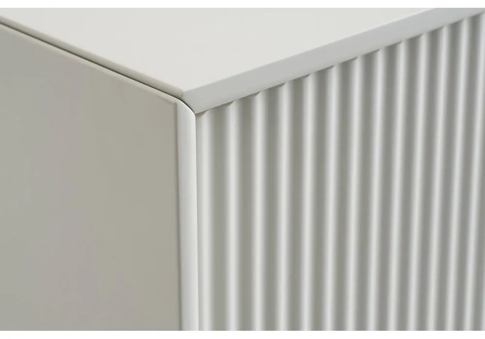 Szürke szekrény 100x125x40 cm Palma – Unique Furniture