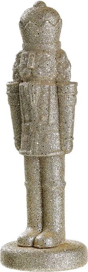 X-MAS diótörő 30 cm , arany csillámos