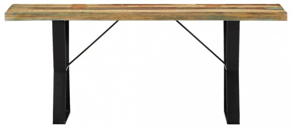 tömör újrahasznosított fa pad 110 cm