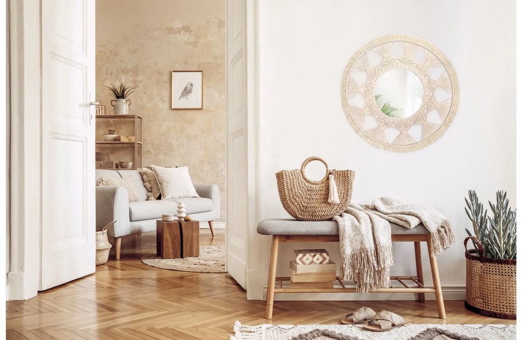 Boho fali tükör 65CM 322050