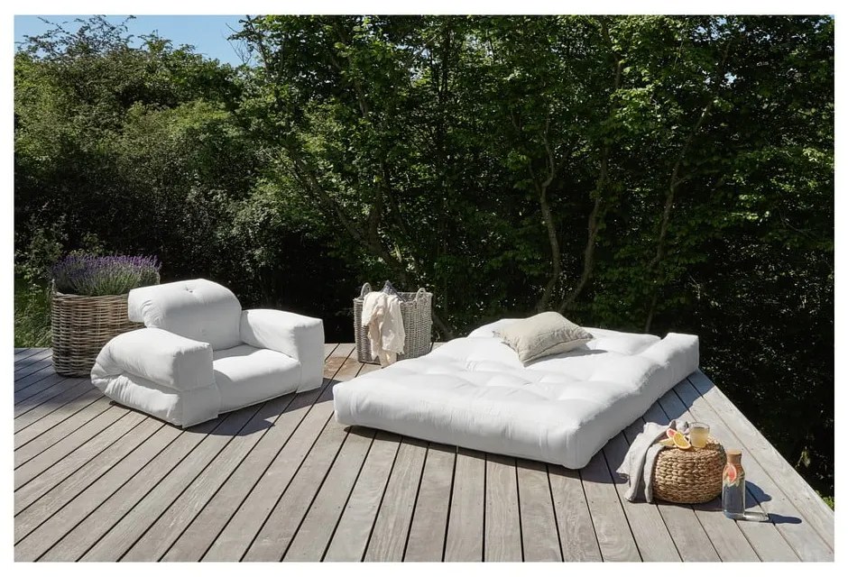 Design OUT™ Hippo Beige kinyitható bézs kültéri fotel - Karup Design