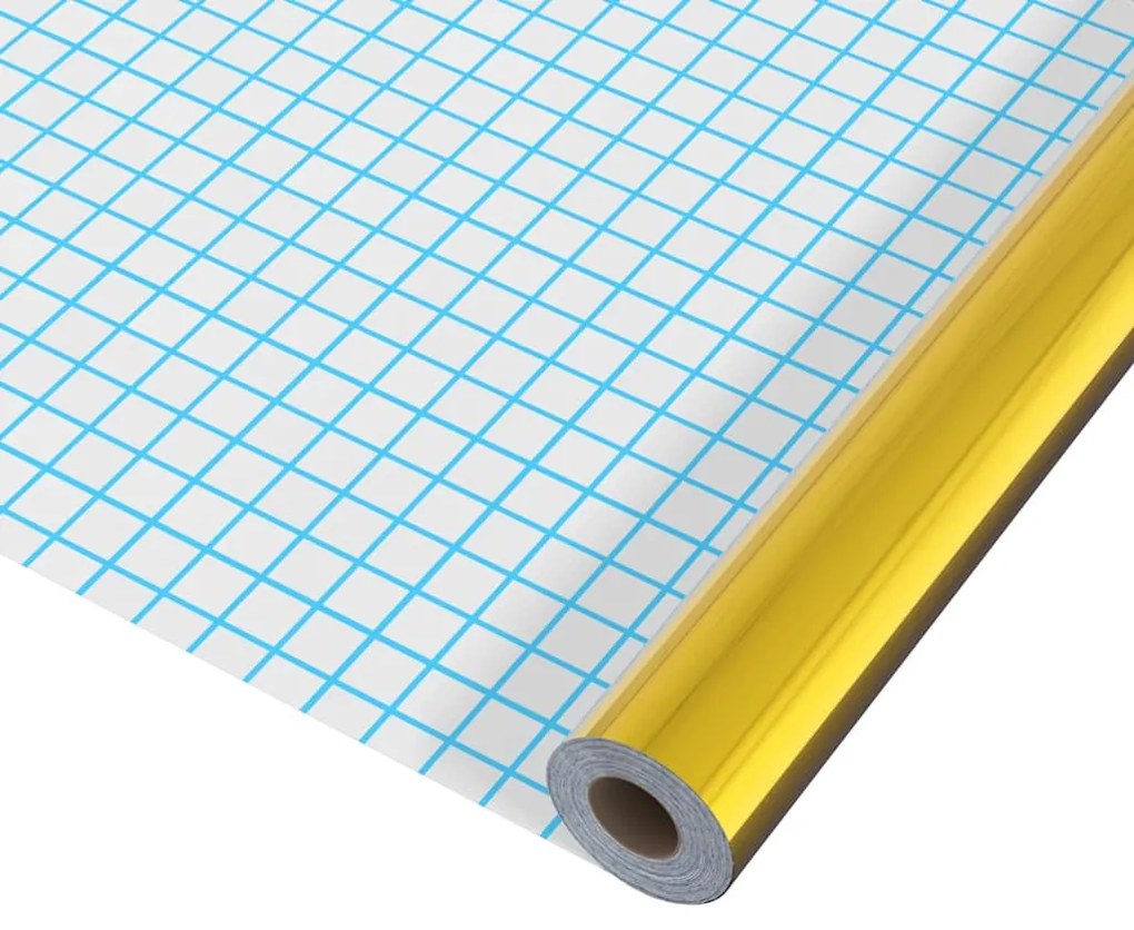 magasfényű arany öntapadó PVC bútorfólia 500 x 90 cm