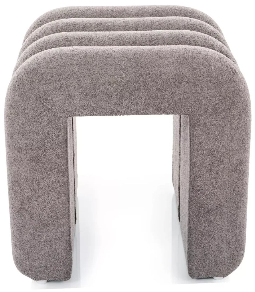 Szürke designer taburet TICA