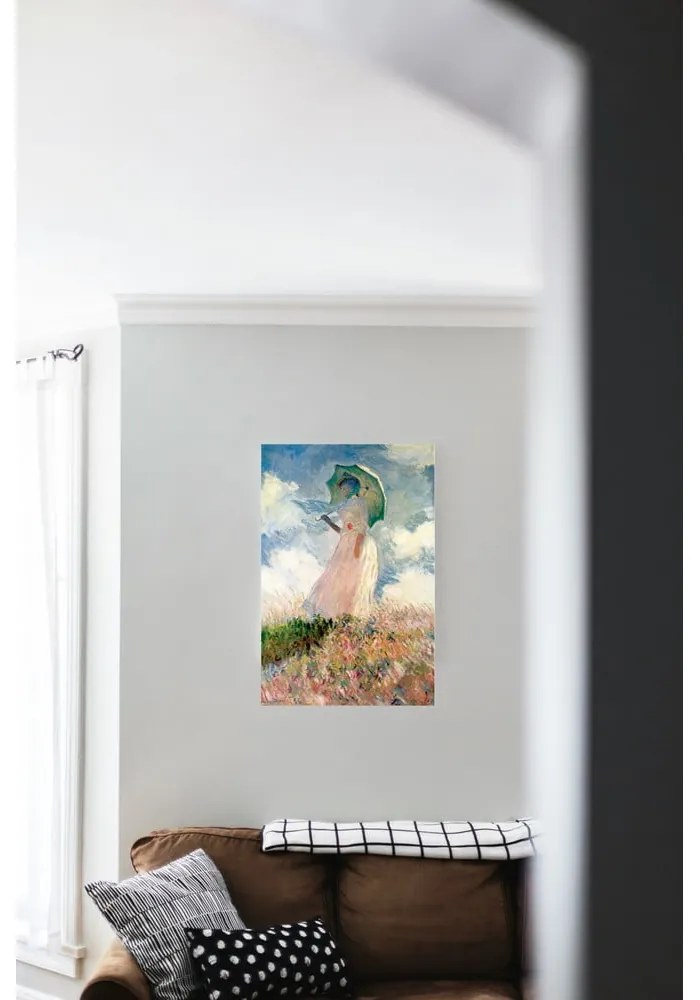 Kép másolat 30x45 cm Woman with Sunshade - Fedkolor